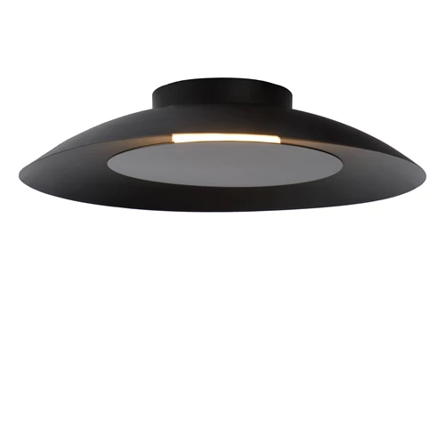 Lucide FOSKAL - Lámpara de techo - Ø 34,5 cm - LED - 1x12W 2700K - Negro - detalle 2